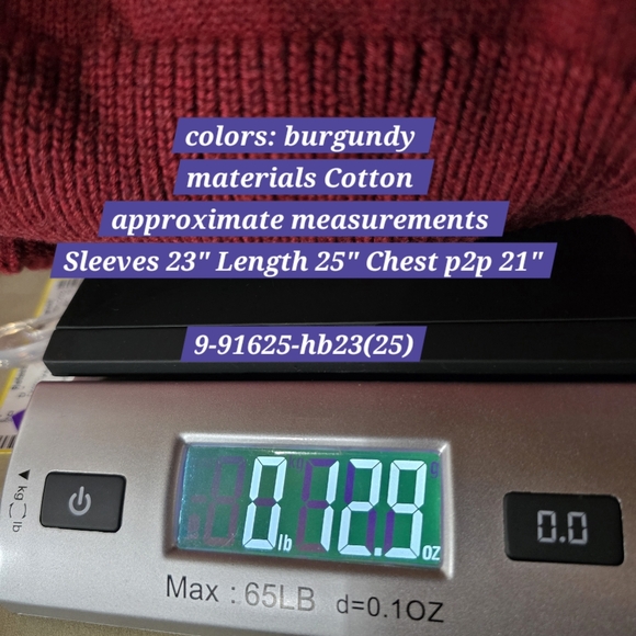 Loft Size Medium Burgundy Knit Sweater - Picture 9 of 9